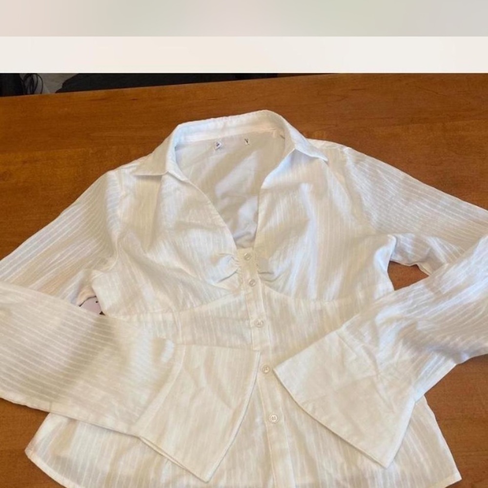 Princess Polly Elegant White Blouse - Picture 2 of 7